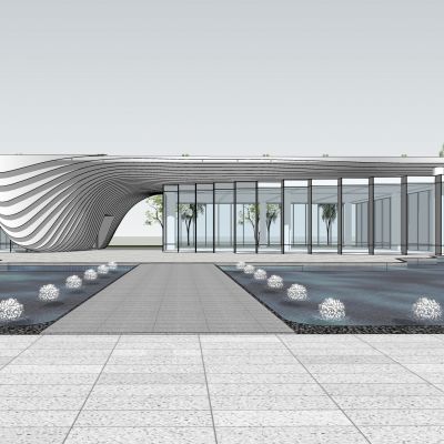 售楼处 展览馆 艺术馆 办公楼建筑 商业建筑 会所建筑 幼儿