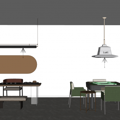 现代棋牌室 茶室 私人会所