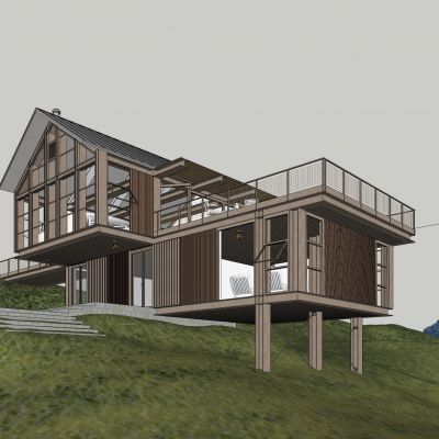 现代别墅 民宿酒店