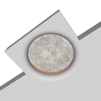 现代石膏灯 月球石膏灯 月球壁灯