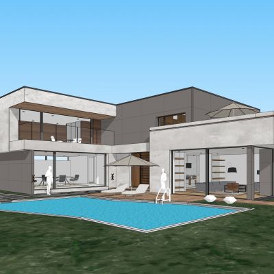 现代别墅 民宿酒店