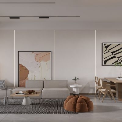 现代极简客餐厅