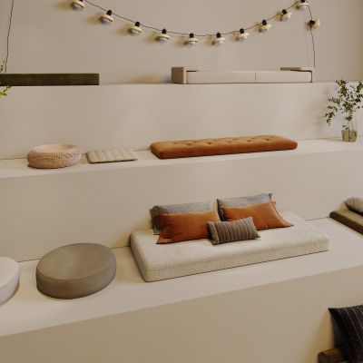 窗台，榻榻米坐垫组合