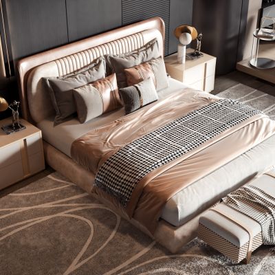现代风格床