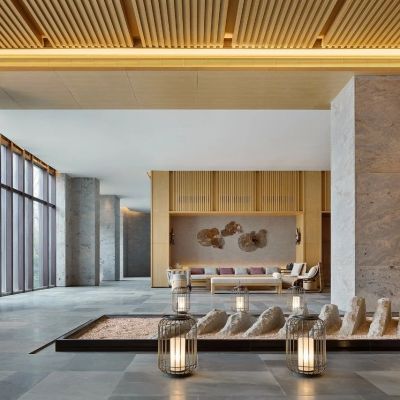 新中式客厅会客室