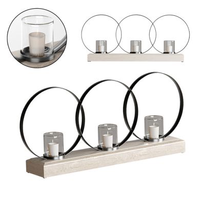 现代蜡烛台灯