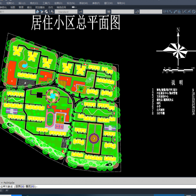 居住小区总规划图
