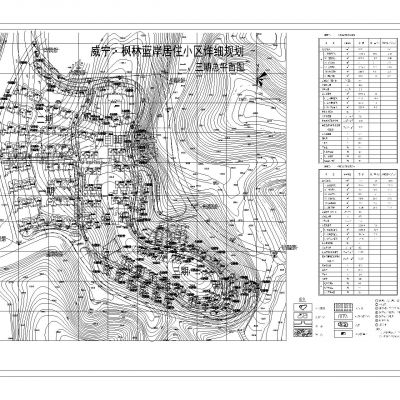 某居住小区详细规划二三期总平面
