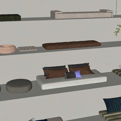 窗台，榻榻米坐垫组合