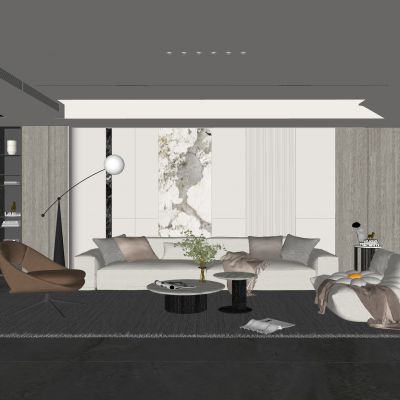 现代家居客厅 现代客厅 简约客厅 现代茶几组合 茶几 落地灯 极简客厅