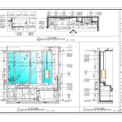 无障碍洗手台大样图