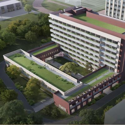 现代高层办公楼 宿舍楼