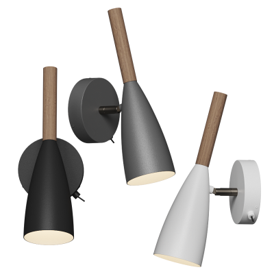 现代金属烤漆壁灯