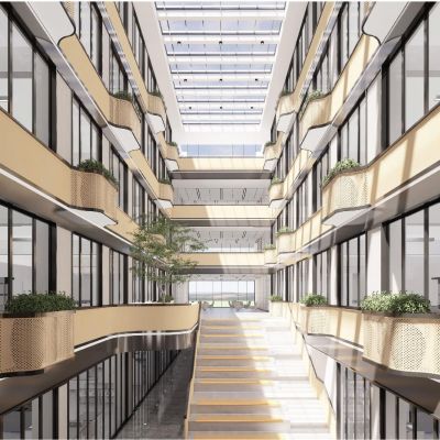 现代公共空间 商业空间 中庭