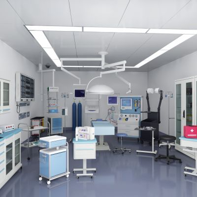 医疗器材 手术室 医疗器械  急救箱 药瓶 针管 听诊器 体温计