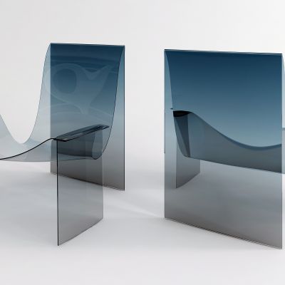 现代亚克力休闲椅