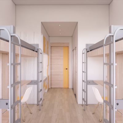现代学校宿舍