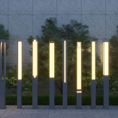 新中式景观灯3D模型