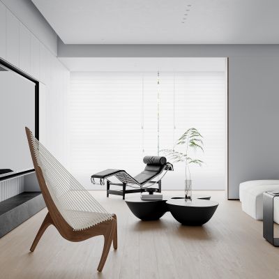 现代简约客餐厅