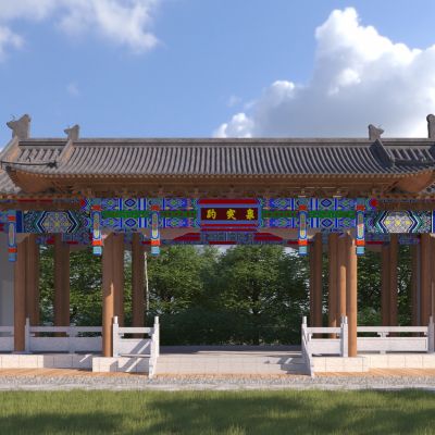 中式亭子3D模型