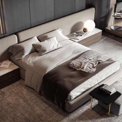 现代风格床