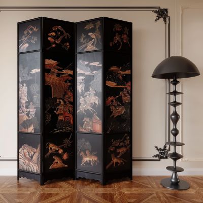 法式屏风 落地灯