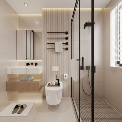 现代卫生间，卫生间