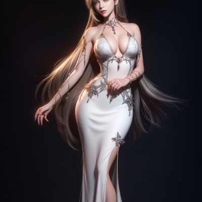 3D美女人物全身图3D贴图