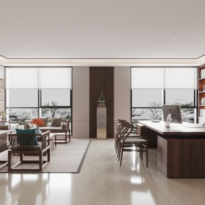 新中式经理办公室