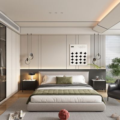 现代卧室