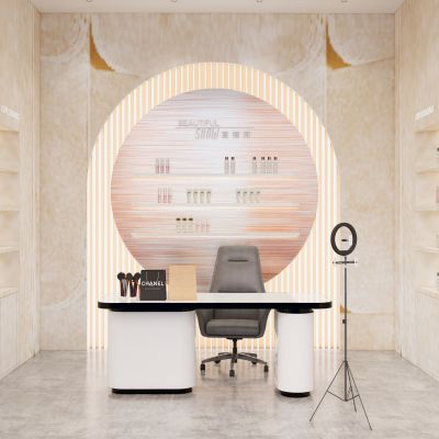 网红直播间 彩妆化妆品直播间