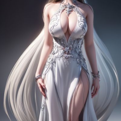 3D美女人物全身图