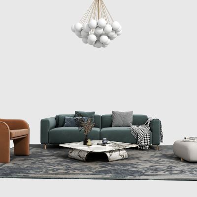 法式沙发茶几组合