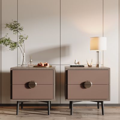 现代床头柜