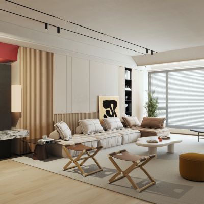 现代简约家居客厅