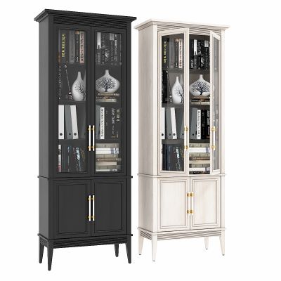 简欧书柜装饰柜