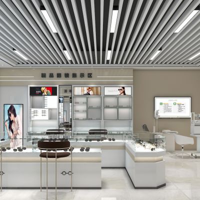 现代眼镜店