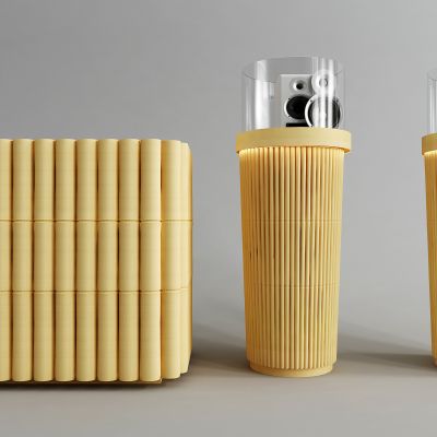 现代竹子服务台 音箱