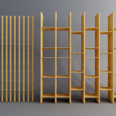 现代竹子隔断
