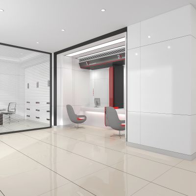 江夏工商银行大厅