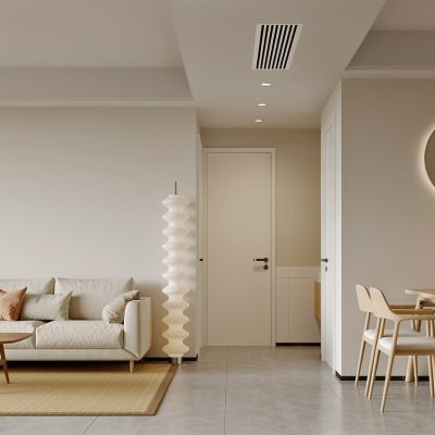 现代原木客餐厅