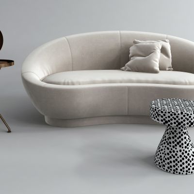 现代异型沙发茶几