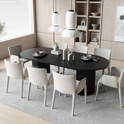 侘寂风餐桌椅组合