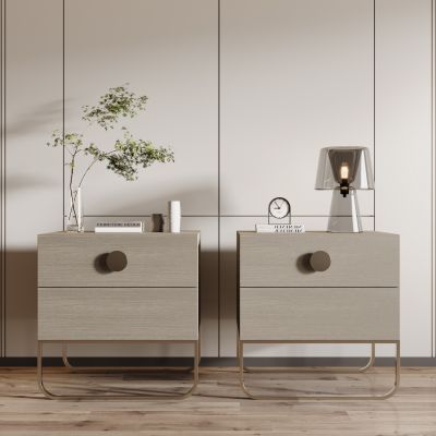 现代床头柜
