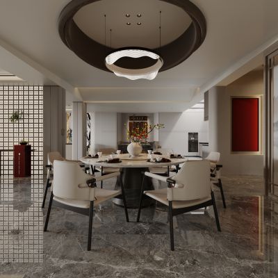 新中式餐厅玄关