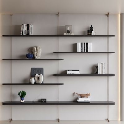 现代书架_置物架