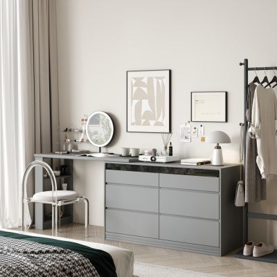 现代妆台妆凳组合