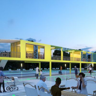 现代集装箱3D模型