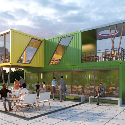 现代集装箱商业3D模型