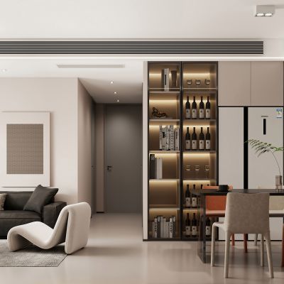 现代客餐厅，简约客餐厅，客餐厅